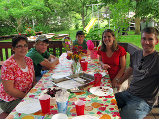 Birthday Cake with the Merricks