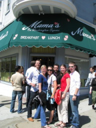 Waiting in Line at Mama