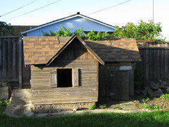 The playhouse before demolition