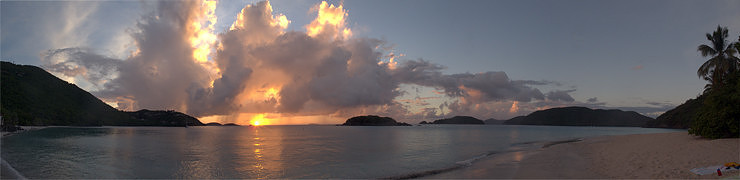 Sunset at Cinnamon Bay