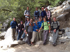 Along the Yosemite Falls Trail