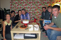Impromptu Birthday Party with the Tanners