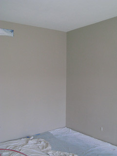 First coats of paint