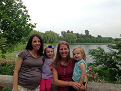 Girls at the Botanical Gardens
