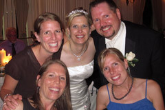 With the Bride and Groom