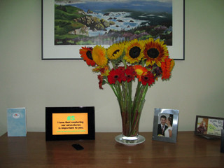 My Birthday Flowers & Fabulous Frame
