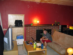 Our Make-Shift Living Room