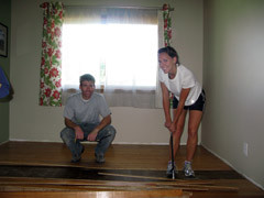 Tearing up the Old Hardwood