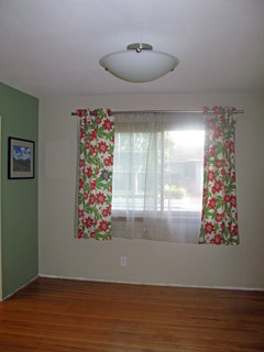 The dining room